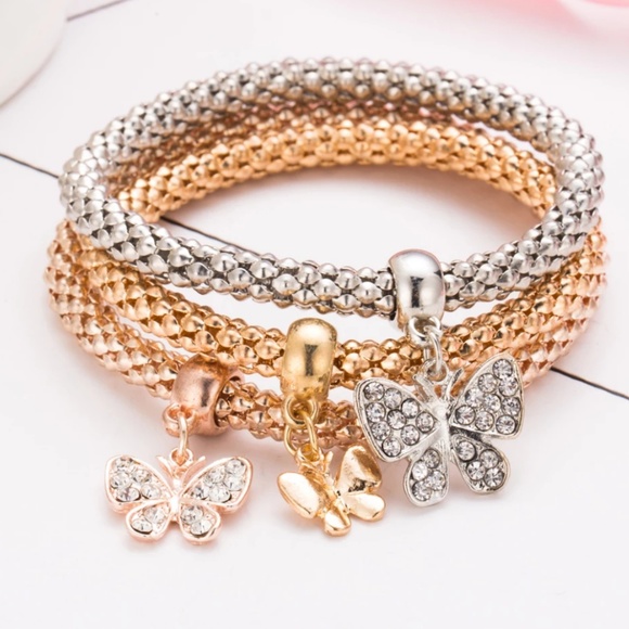 NEW Set of three charms bracelets - Picture 2 of 4